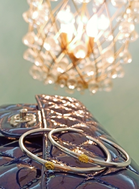 Ampjapan(アプジャパ)NORTHWORKS魂が喜纯银笑脸手镯银币手镯情侣