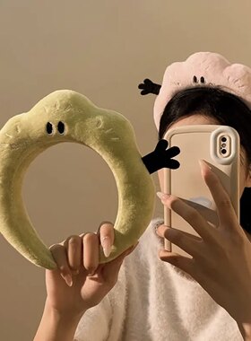 搞怪云朵小怪兽毛绒发箍