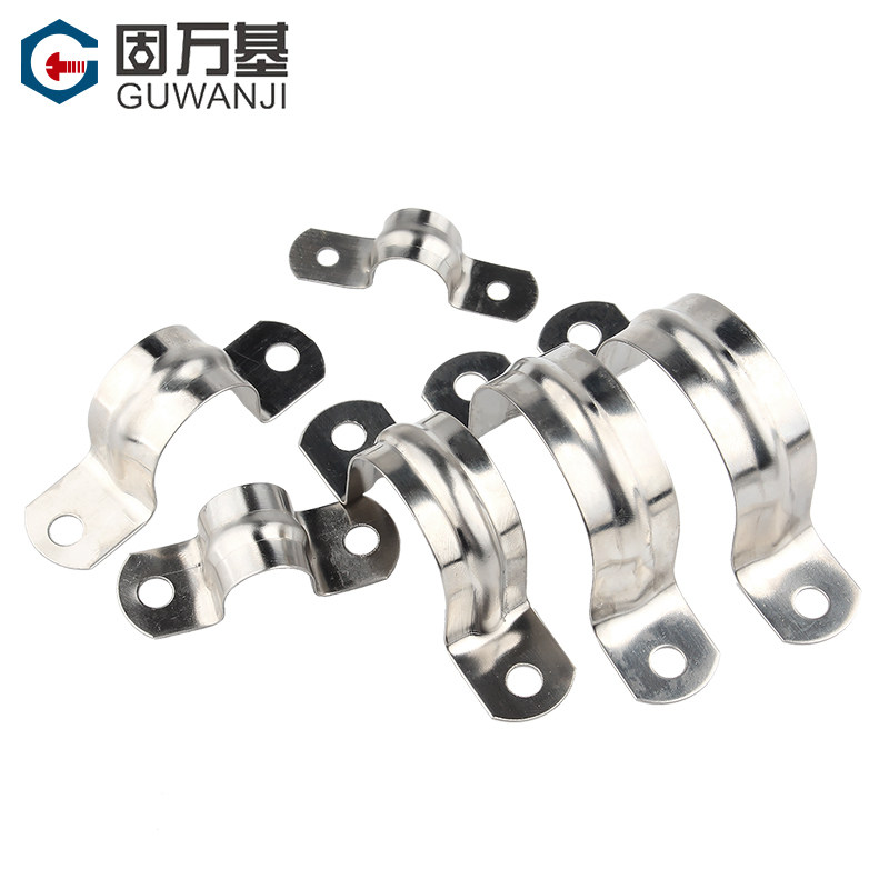 304不锈钢U型管卡骑马管箍支架管扣喉箍水管夹卡扣U形卡箍抱箍_虎窝淘