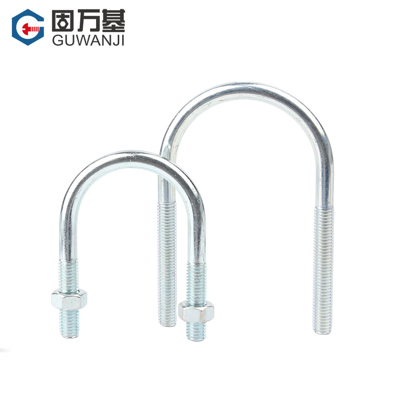 镀锌U型螺栓加长螺丝带螺母套装U形夹管卡固定连接件卡扣抱箍管夹,淘宝优惠券,粉丝福利购,淘宝优惠卷