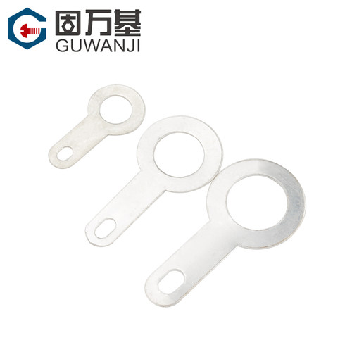 铜单头焊片 线耳垫圈 圆形环形焊接端子 铜接线 M2.2-M10.2 - 图1