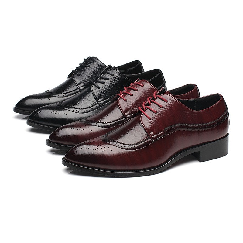 Business men's pointed leather shoes ботинки男士 - 图3