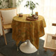 Bamboo Shake Clear Shadow New Chinese Tassel Round Table Cloth