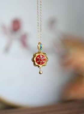 复古创意转经六字真言民族风吊坠