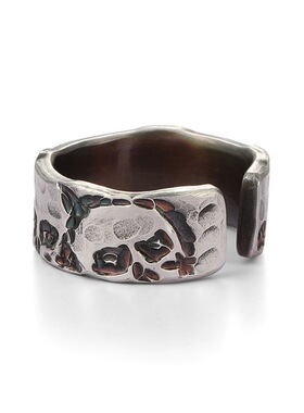 手工锻造百鬼夜行骷髅戒指潮霸气