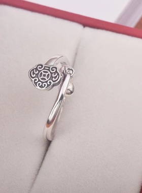 简如意戒指女士款复古时尚个性设