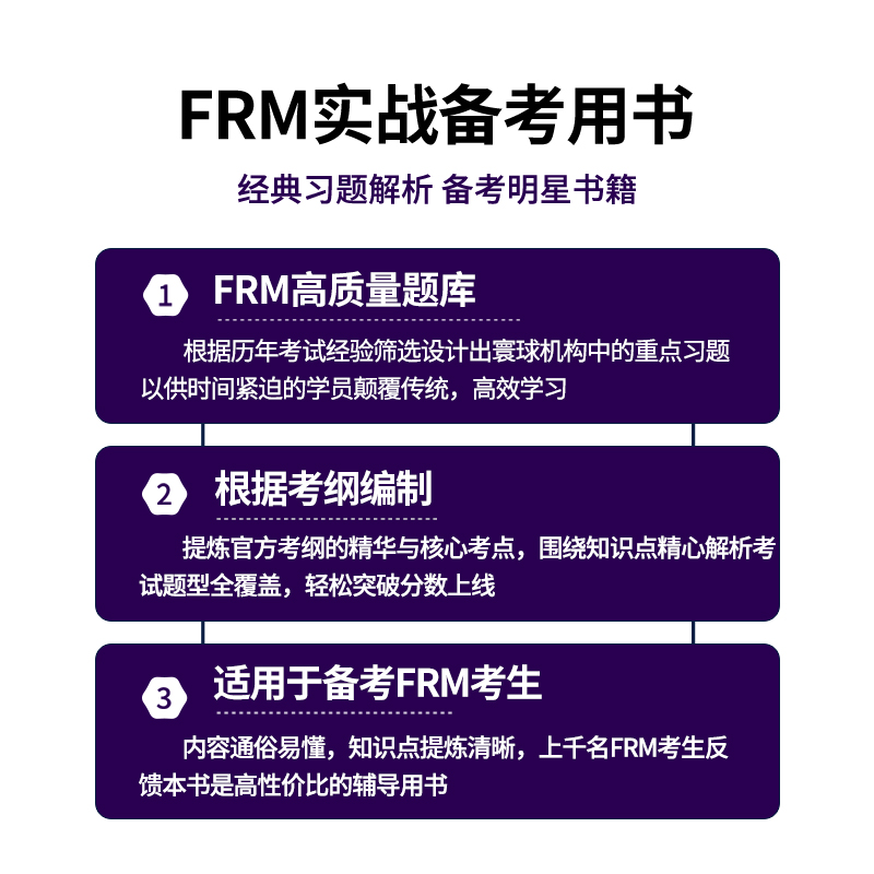 2024融跃新版FRM一级习题集二级frm题库电子版金融风险管理应试指导书送FRM网课一级frm notes题库官方教材课后习题与解析 - 图0