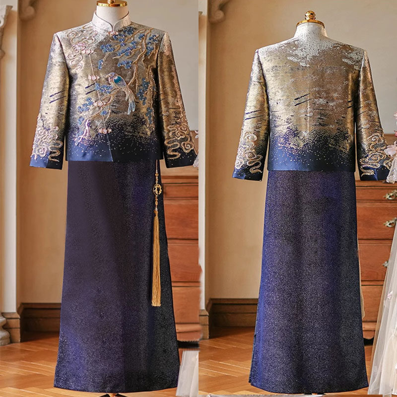 【出租】新中式新郎迎亲服新郎新娘秀禾情侣结婚出租中式婚礼古风,淘宝优惠券,粉丝福利购,淘宝优惠卷