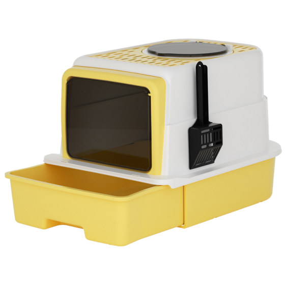 Guazhoumu cat litter box extra large space