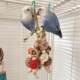 Sepak takraw nuts chewing skewers peony tiger skin Pacific black phoenix small and medium-sized parrots playing bird supplies 96503
