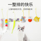 Cat toy self-pleasure relief swing swing hanging on the door