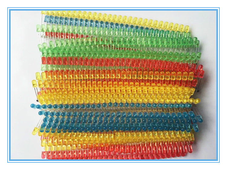 LED电子灯箱灯珠 高亮二极管红发红连体灯珠 5MM黄蓝绿白粉七彩灯,淘宝优惠券,粉丝福利购,淘宝优惠卷