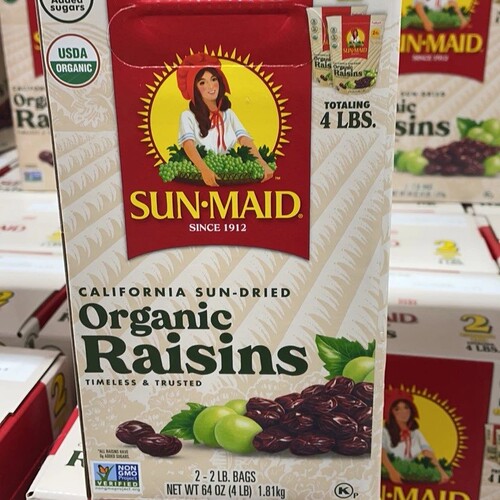 美国直邮 SUN MAID加州阳光少女葡萄干无核提子干零食烘焙零食 - 图2