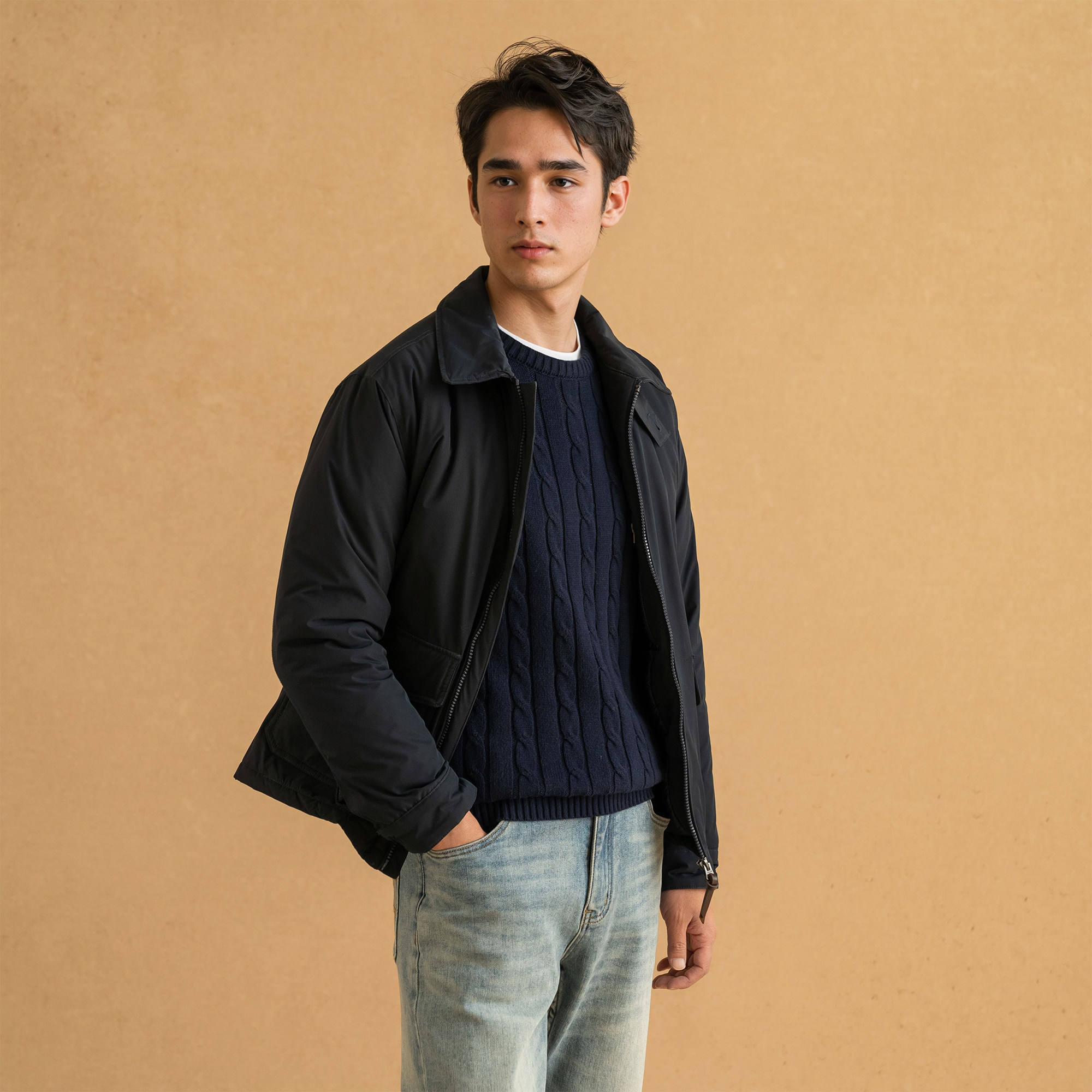 PUPP秋冬美式男士软质轻薄短款户外防风复古保暖间棉夹克棉服外套,淘宝优惠券,粉丝福利购,淘宝优惠卷