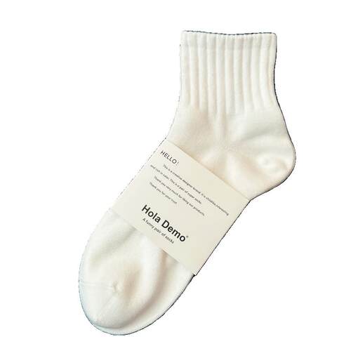 白色袜子男士短袜纯棉夏季薄款女袜男生运动袜防臭吸汗黑色短筒袜 - 图3