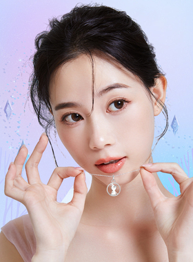 Disney/迪士尼冰雪奇缘雪宝时尚女士学生项链礼物旗舰店官方正品