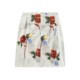 2026 Summer New Linen Lyocell Floral High Waist Retro Skirt HBZXW919674