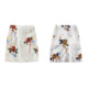 2026 Summer New Linen Lyocell Floral High Waist Retro Skirt HBZXW919674