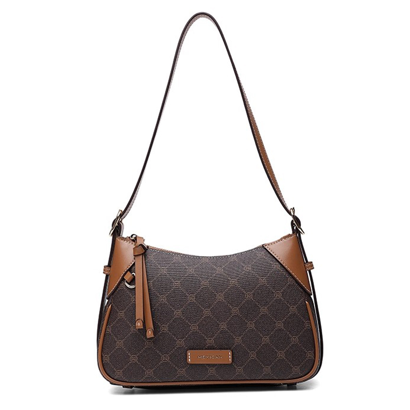 稻草人女士包包2025新款时尚单肩包撞色复古腋下包百搭斜挎包正品,淘宝优惠券,粉丝福利购,淘宝优惠卷