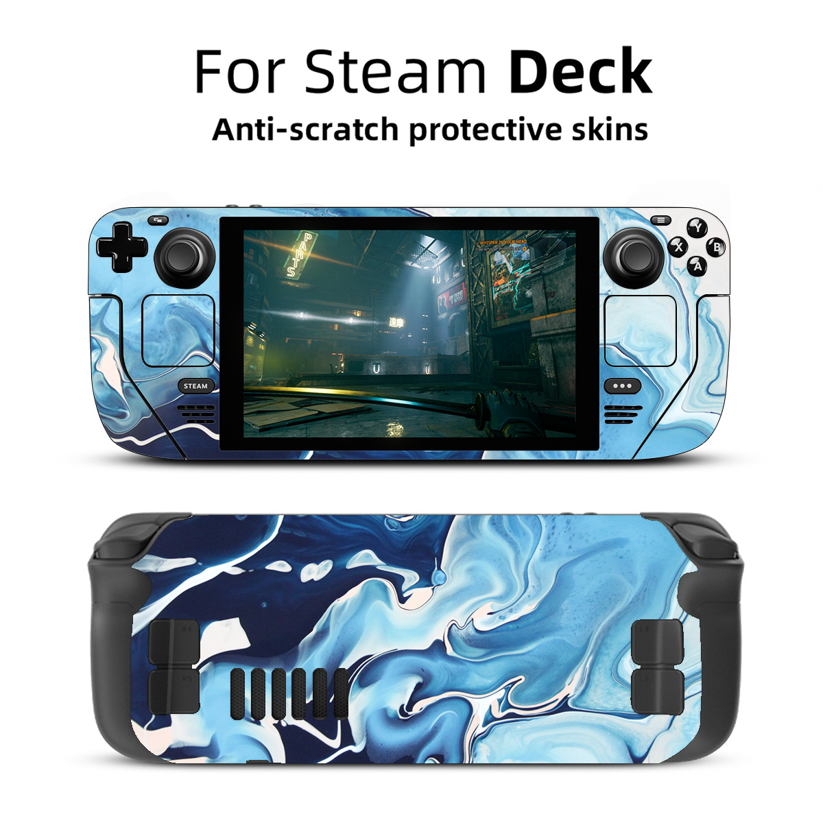 steamdeck游戏机贴纸痛贴卡通高达动漫Fade贴纸steam deck掌机膜-图3