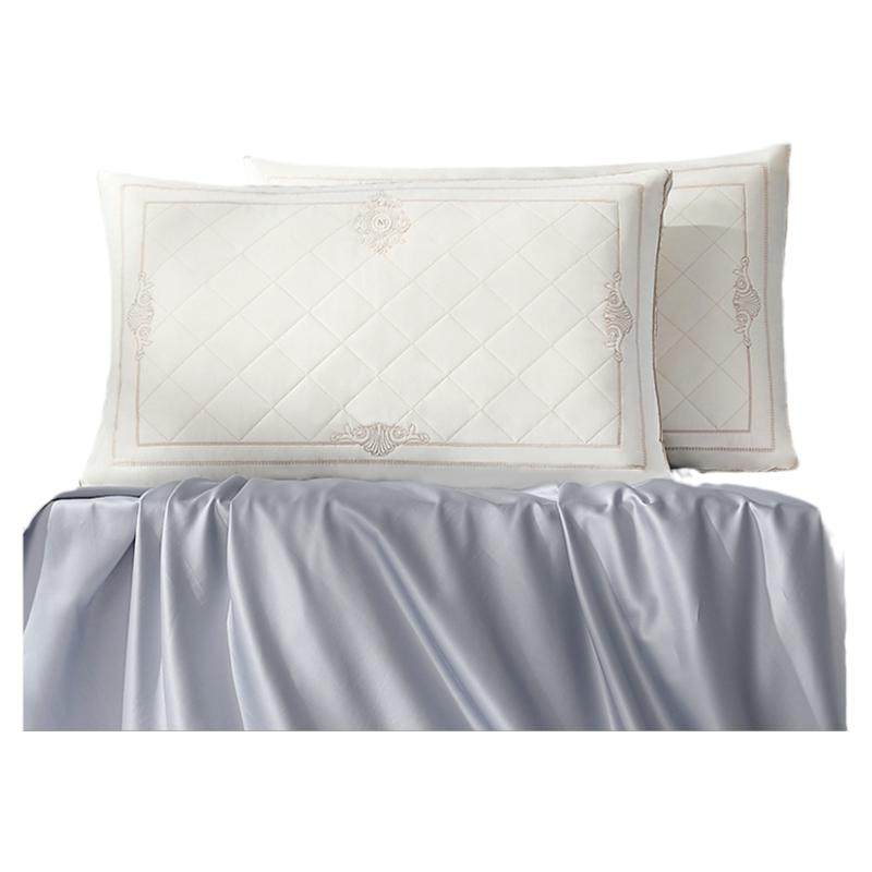 水星家纺枕头枕芯蚕丝枕全棉A类羽丝绒成人学生护颈椎助睡眠抗菌,淘宝优惠券,粉丝福利购,淘宝优惠卷