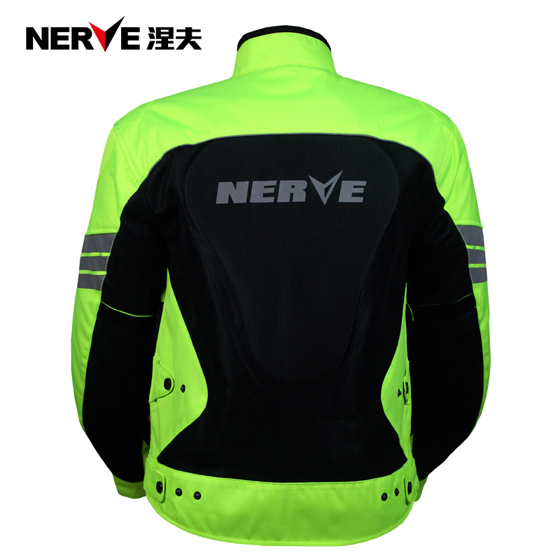 NERVE涅夫米网眼夏季网眼摩托车衣服骑行服男透气机车赛车服防摔-图2