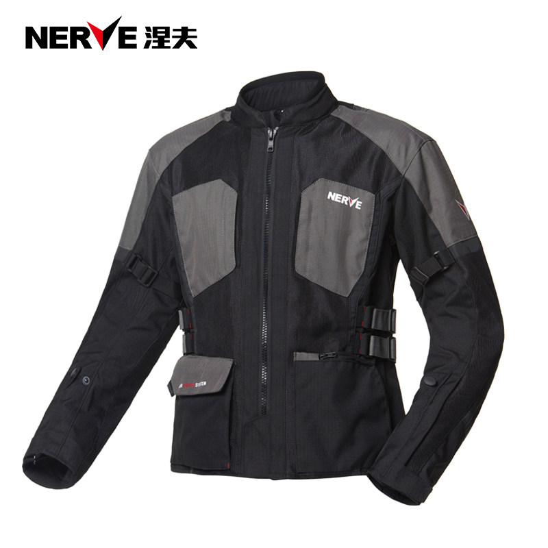 NERVE涅夫阿波罗骑行服男摩托车夏季网眼透气机车服赛车拉力夹克_虎窝淘