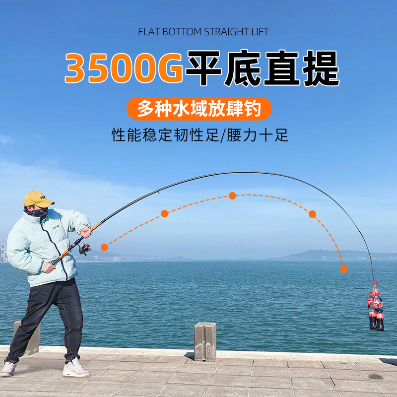 美人鱼狂拔短节矶竿滑漂远投竿碳素矶钓竿套装超硬抛竿手海两用竿,淘宝优惠券,粉丝福利购,淘宝优惠卷