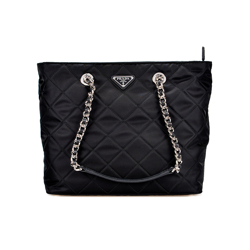 prada /普拉达尼龙布菱格手提包 KeanGlobal海外女士包袋