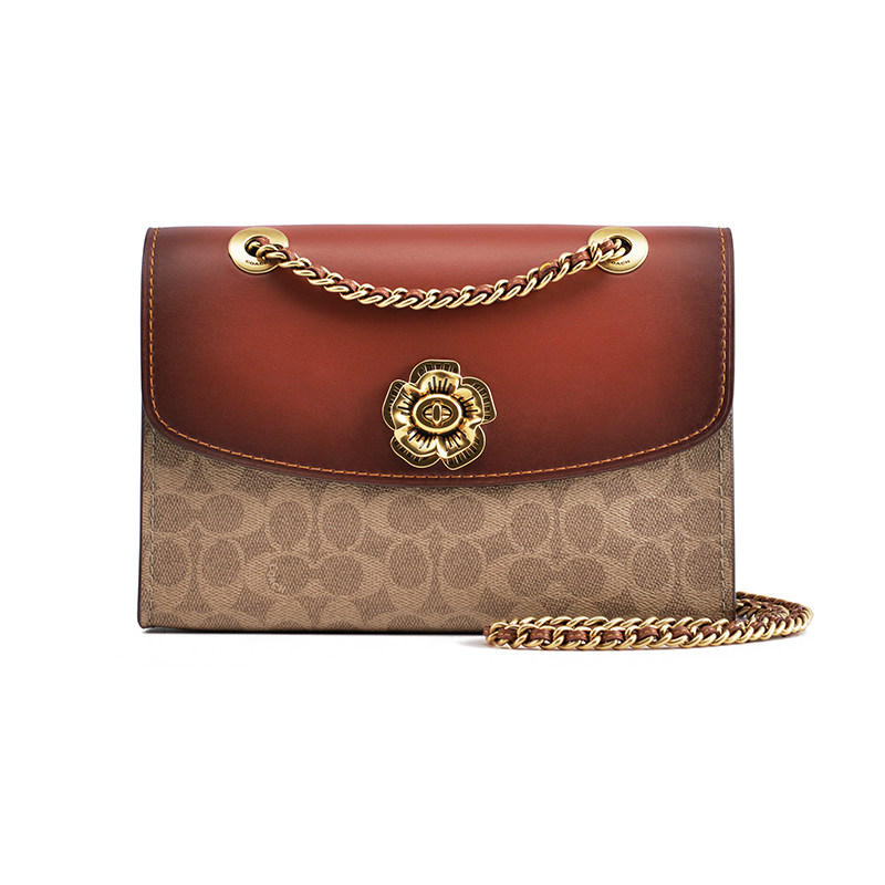 coach /蔻驰parker牛皮单肩斜挎包 KeanGlobal海外女士包袋