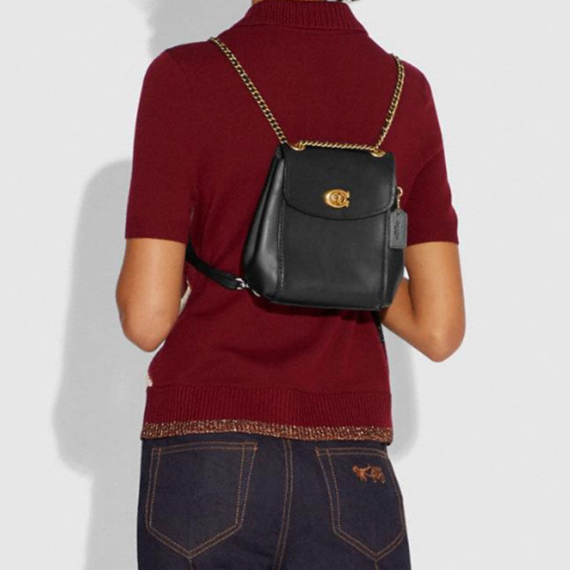 coach /蔻驰女包parker16双肩包 KeanGlobal海外女士包袋