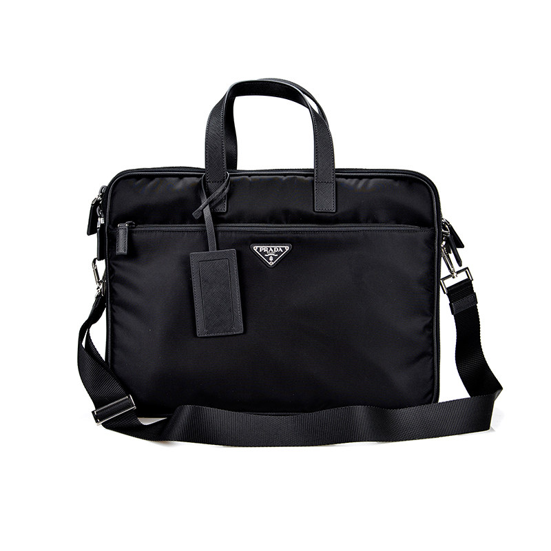 prada /普拉达男士尼龙布公文包 KeanGlobal海外男士包袋