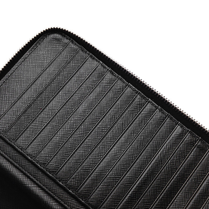 prada /普拉达手拿包真皮长款男包 KeanGlobal海外钱包