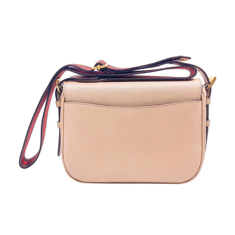 prada十字纹牛皮单肩斜挎包 KeanGlobal海外女士包袋