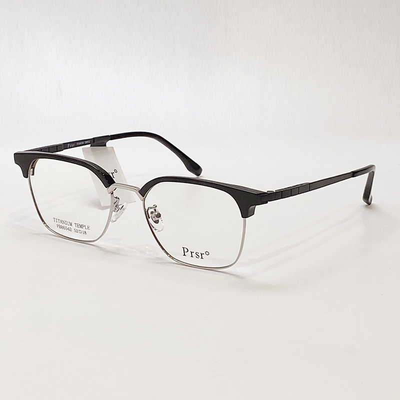 帕莎眼镜框全框钛合金男士必入商务休闲复古眼镜架超轻镜架86542 - 图0