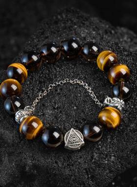 川及CHUANGEE原创上帝之瞳情侣手链手串情人节生日礼物送男友女友