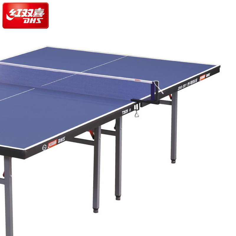 乒乓球台折叠式室内室外乒乓球桌比赛球台DHS/红双喜T3526 - 图2
