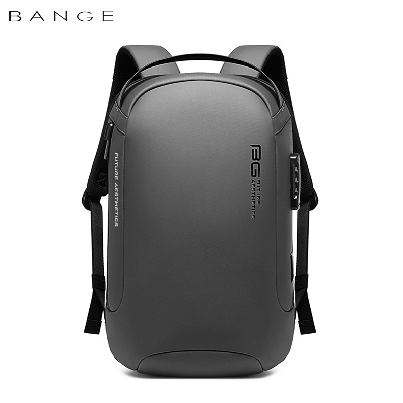 BANGE新品时尚背包轻商务跑车双肩包防盗休闲电脑包backpack - 图0