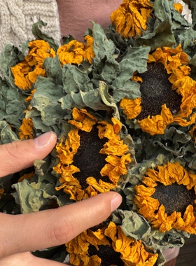 易花坊天然真花向日葵干花高级感