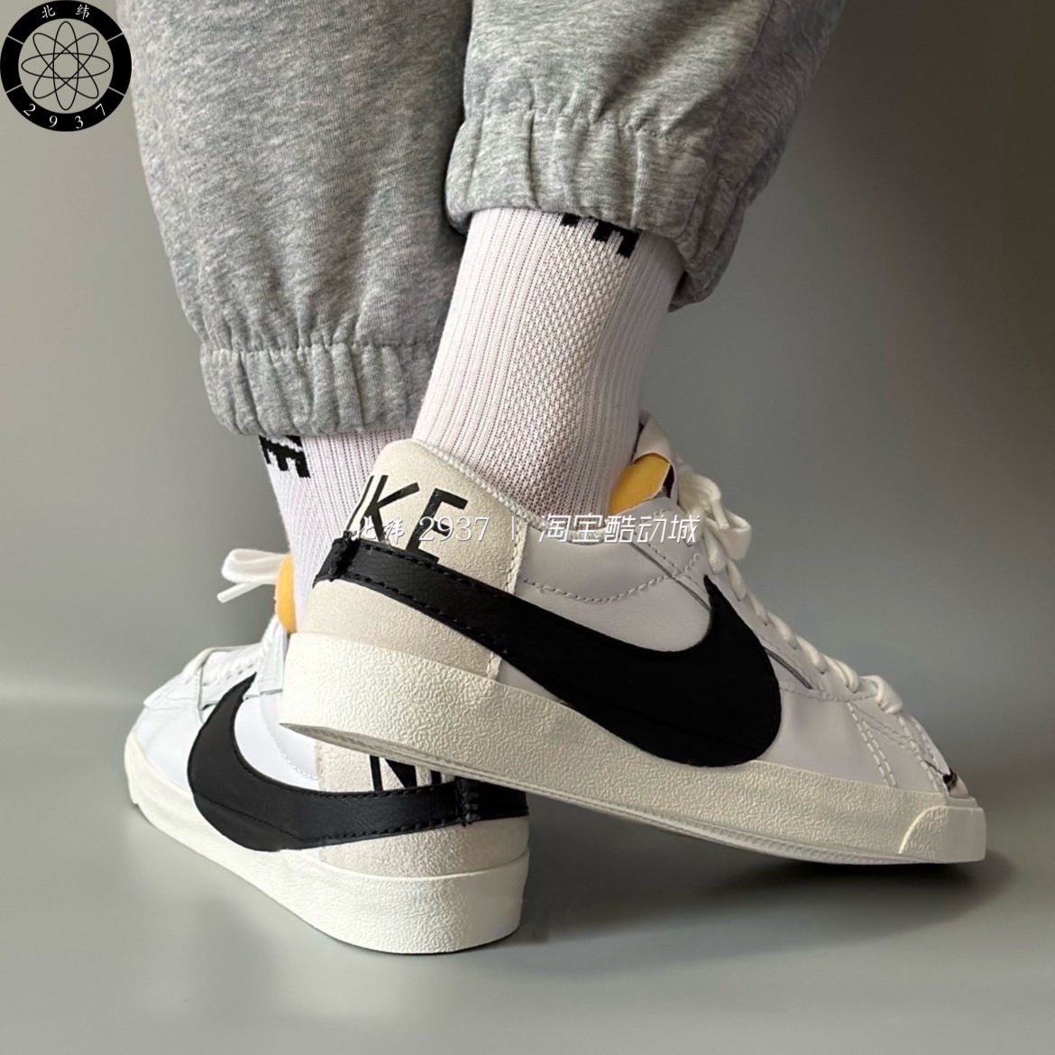 耐克/Nike Blazer Low'77 男女复古开拓者低帮休闲板鞋DN2158-101 - 图3