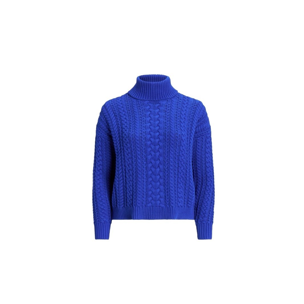 美系经典R 绿标女款 棉 纯色扭绳提花高领落肩袖毛衣 六色,淘宝优惠券,粉丝福利购,淘宝优惠卷