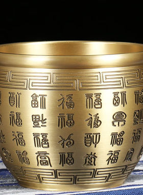 纯黄铜笔筒高颜值艺术笔筒办公桌面书房装饰品笔筒收纳盒商务办公