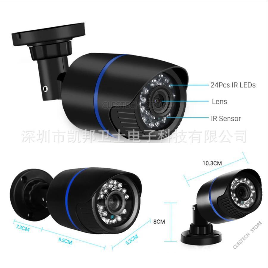 3x foreign trade special price 1200 lines HD camera outdoor waterproof BNC security monitoring CCTV analog camera