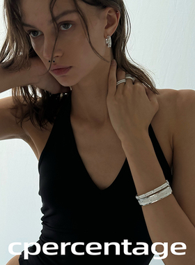 cpercentage古法拉丝素戒