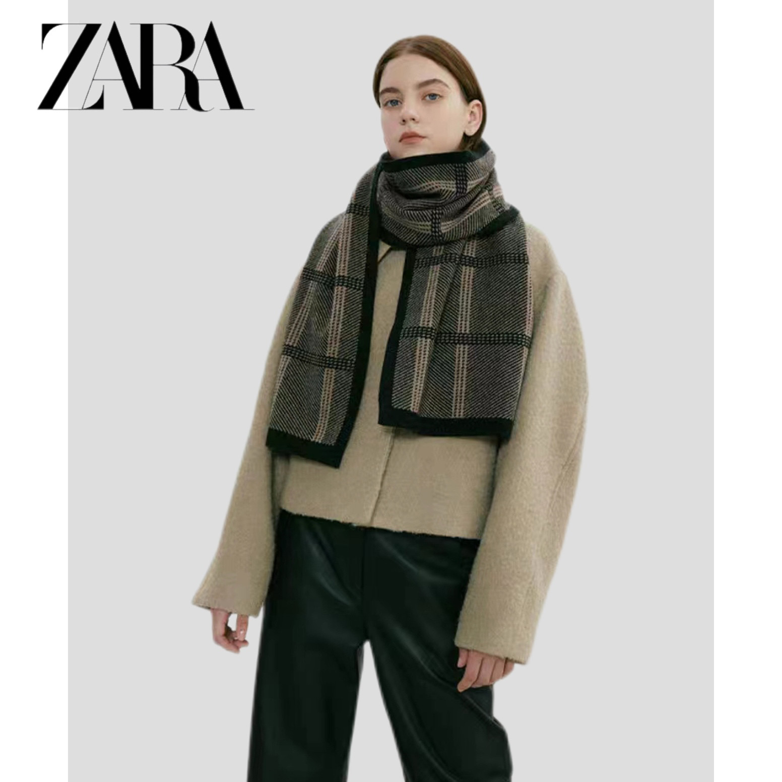 高级感复古风加厚羊绒围巾情侣款大气针织格纹保暖围脖,淘宝优惠券,粉丝福利购,淘宝优惠卷