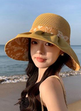 大帽檐防晒帽女夏季防紫外线新款
