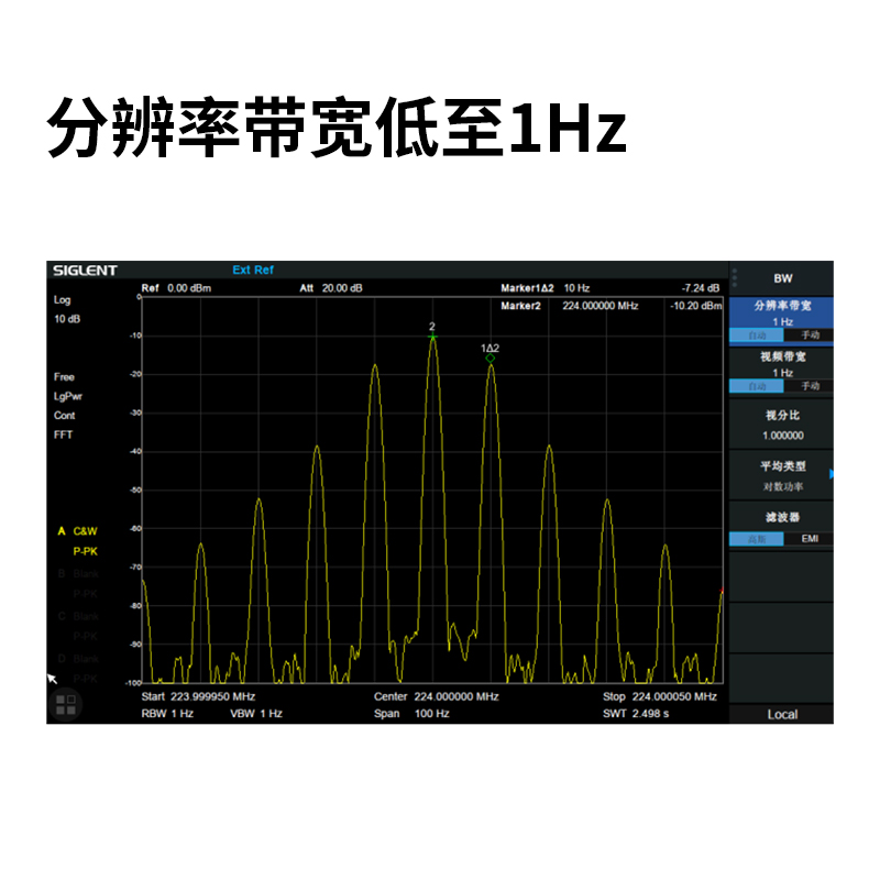 鼎阳 频谱分析仪SSA1015X-C 频率9K~1.5GHz 分辨率带宽1Hz~1MHz - 图1