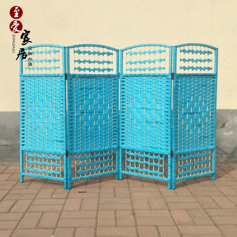 幼儿园小屏风隔断宠物区域围栏儿童房隔断装饰栏草藤编织折屏特价,淘宝优惠券,粉丝福利购,淘宝优惠卷
