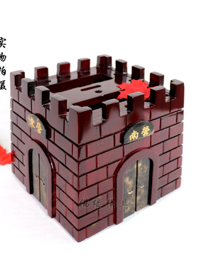 台湾榆木五营城门斗五营旗底座