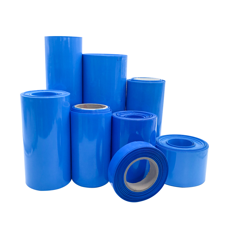 PVC热缩套管蓝色黑色可选18650锂电池组保护套管电工保护热缩膜-图3